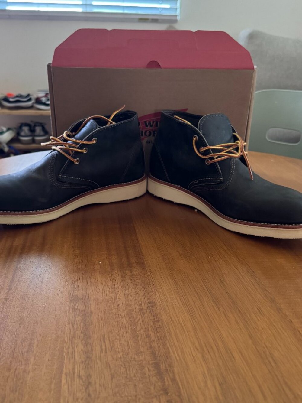 Red Wing 3150 Work Chukka Charcoal Rough & Tough